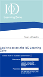 Mobile Screenshot of iodlearningzone.com